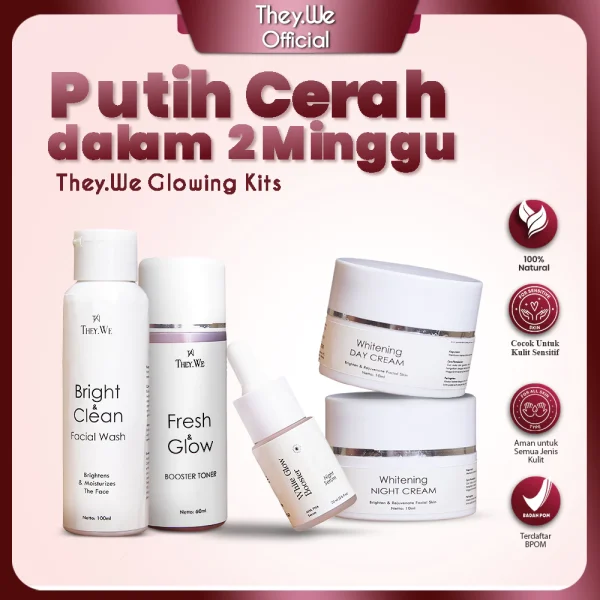 They.We - Paket Whitening Skincare Glowing BPOM